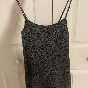 Abercrombie & fitch womens XS Petite navy polka dot dress